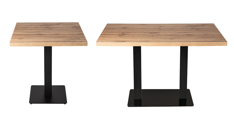 Tafel voor 4-12 gasten Andora eiken restauranttafel diverse afmetingen opties