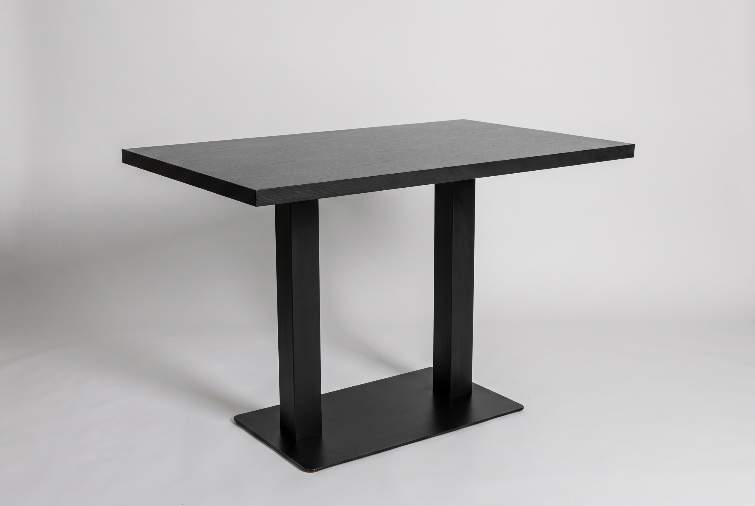 Salo tafel 100x80cm zwart Restauranttafel Bistrotafel Gastentafel