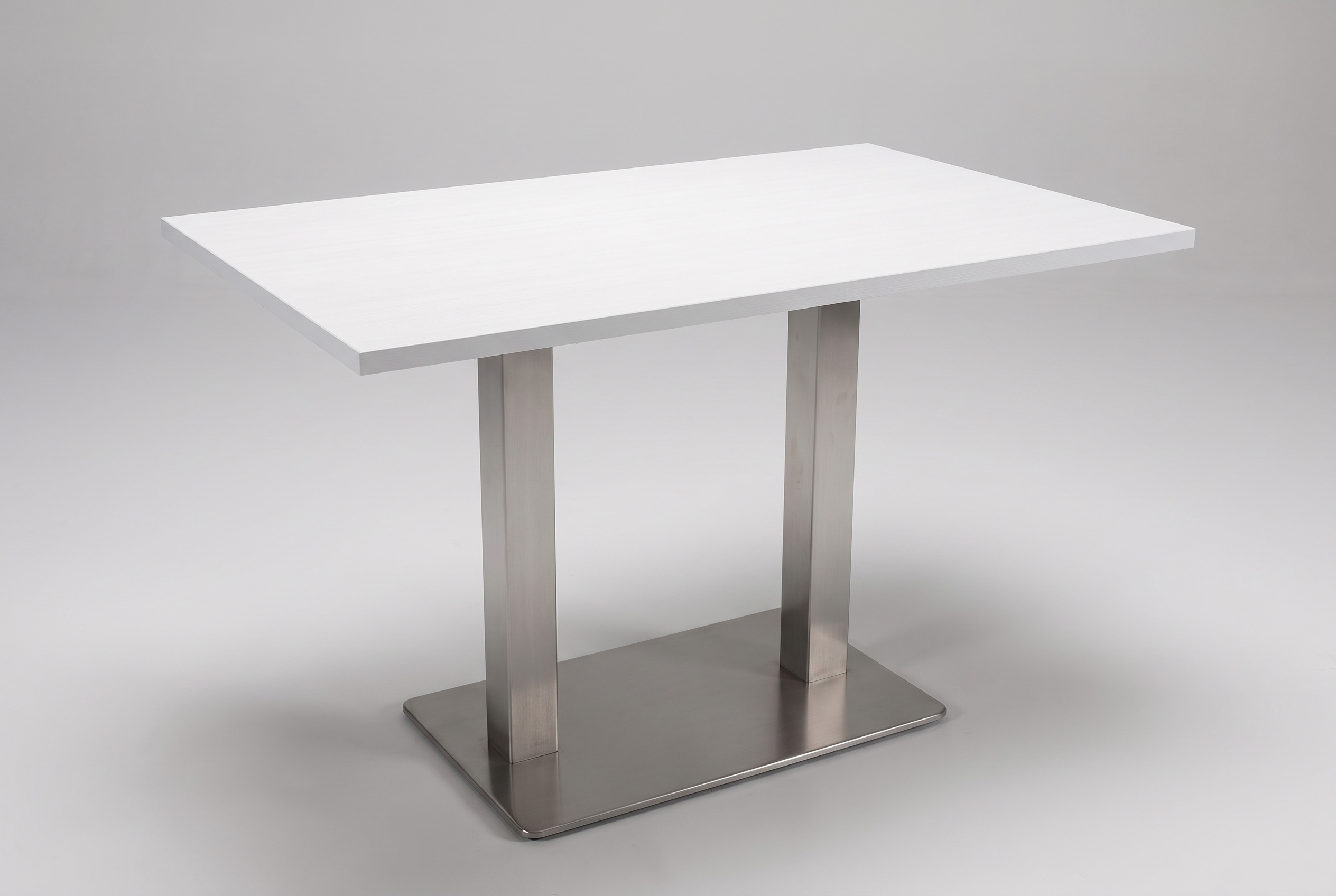Tafel Bergamo 100x80cm Wit Restauranttafel Bistrotafel Gastrotafel