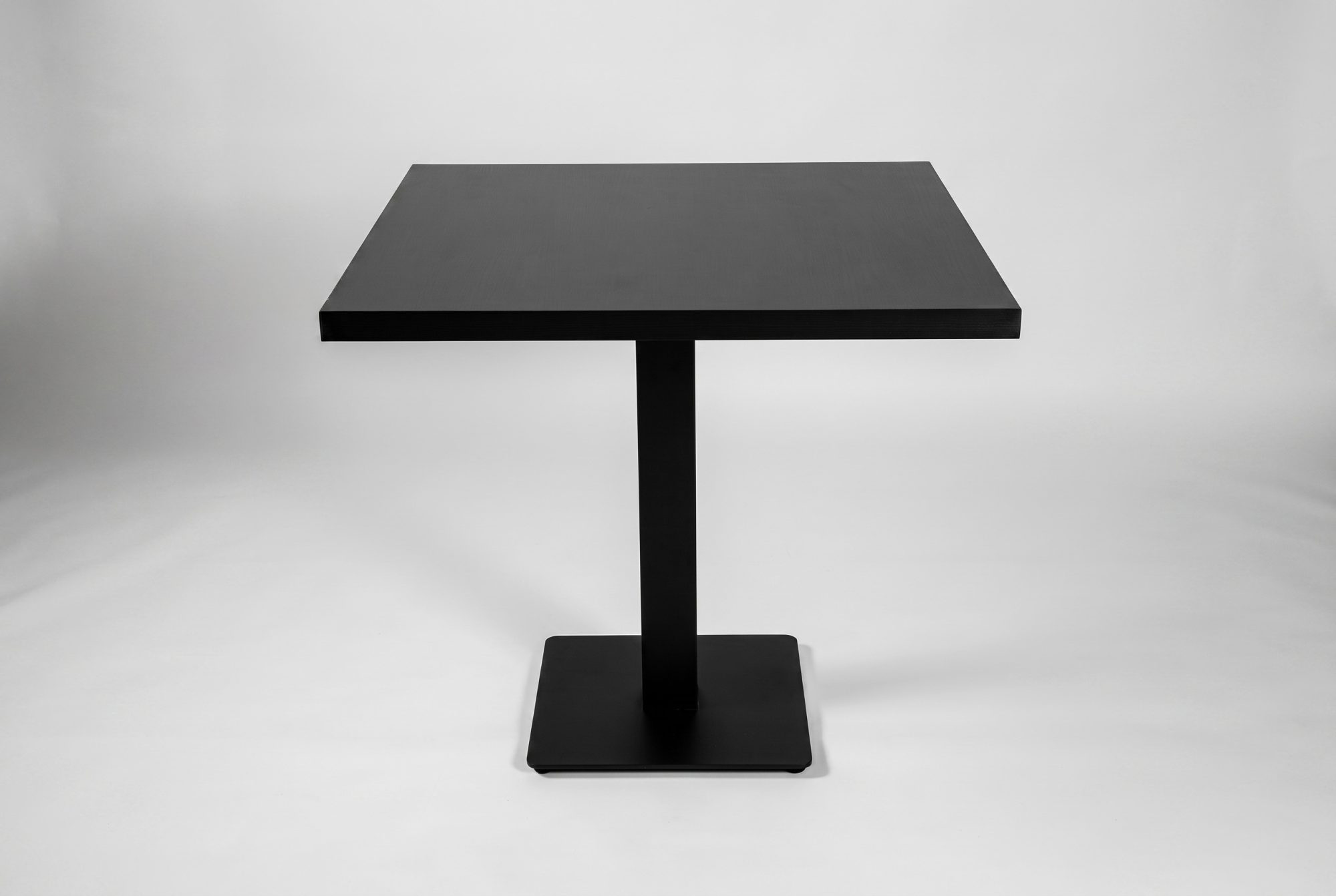 Salo tafel 50x50cm zwart Restauranttafel Bistrotafel Gastentafel
