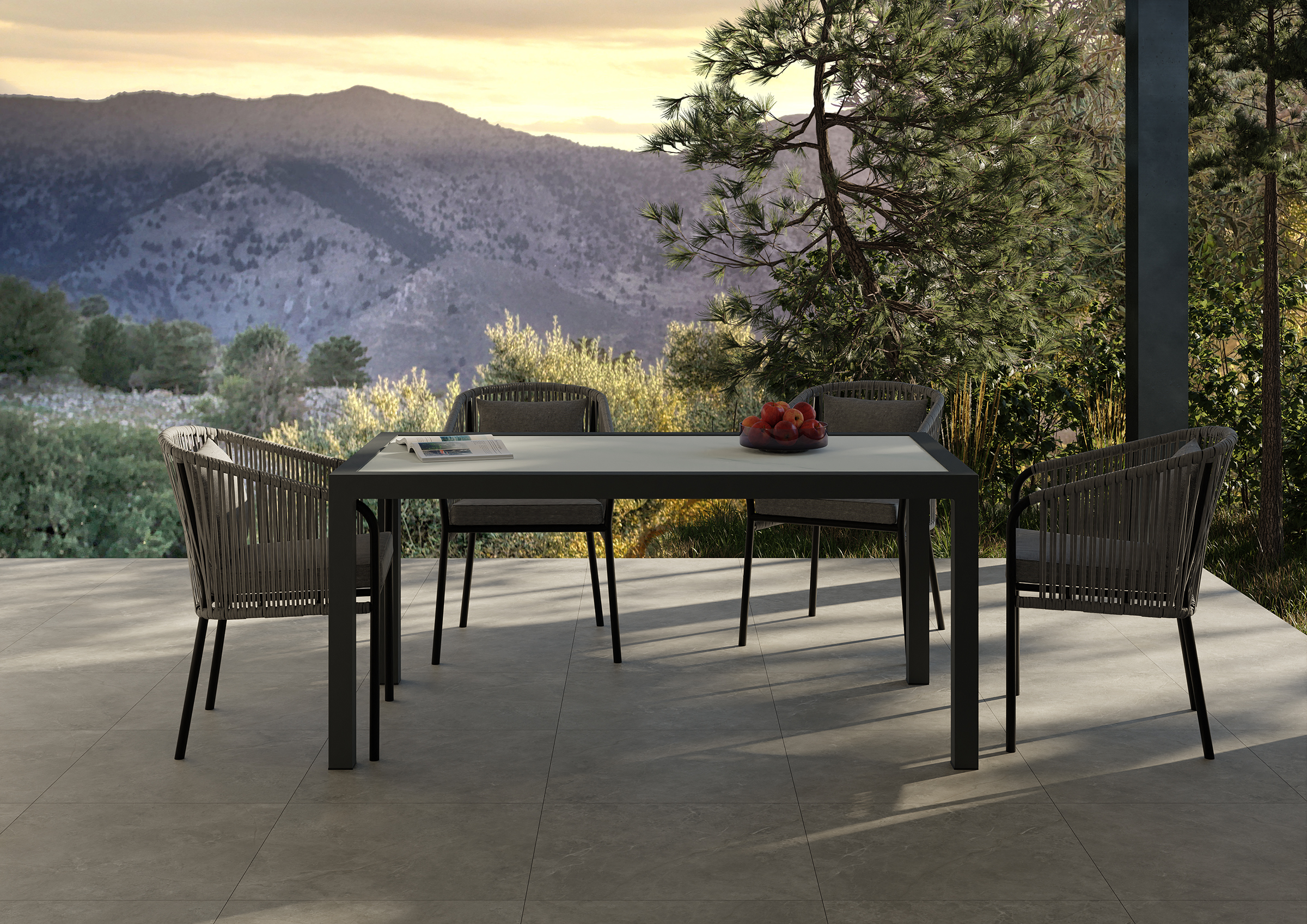 Restauranttafel Catania Bruin marmerlook 120x80cm Bistrotafel Gastentafel Restauranttafel Catania Bruin marmerlook 120x80cm Bistrotafel Gastentafel