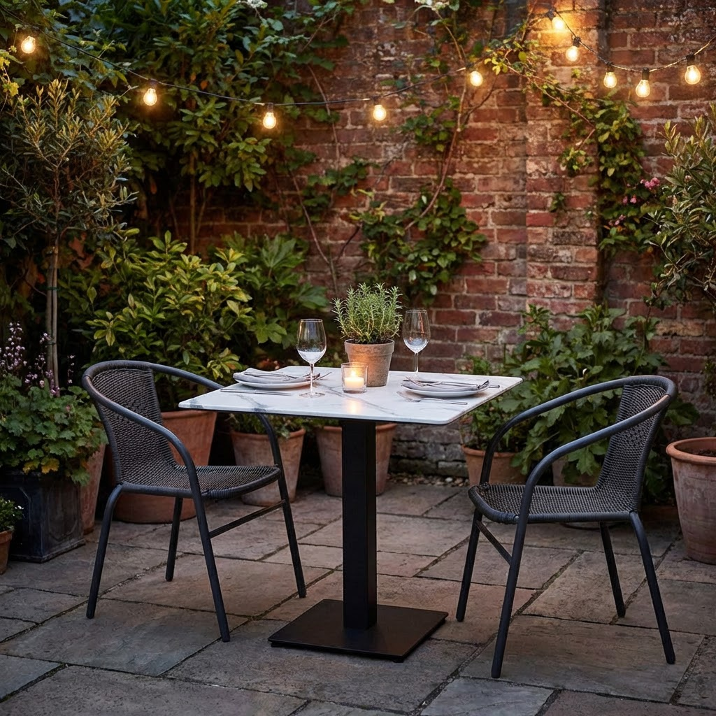 Polyrattan stoel Mardin Bruin