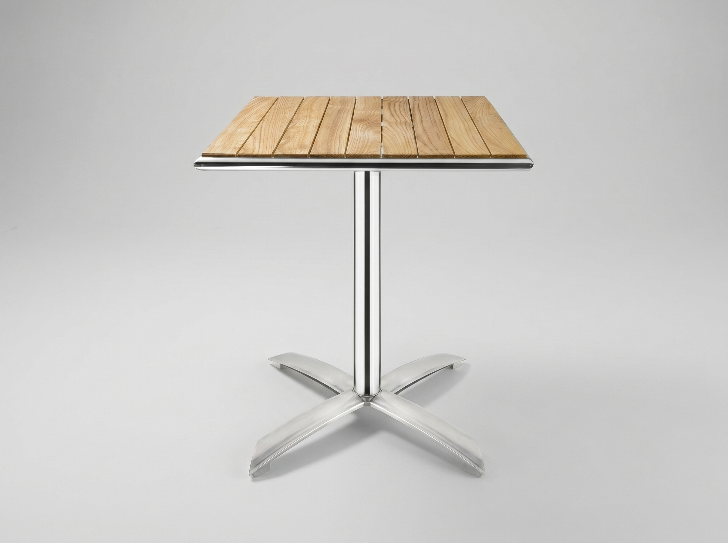 Outdoor klaptafel Lero 60x60cm buitenruimte essenhout 1 poot