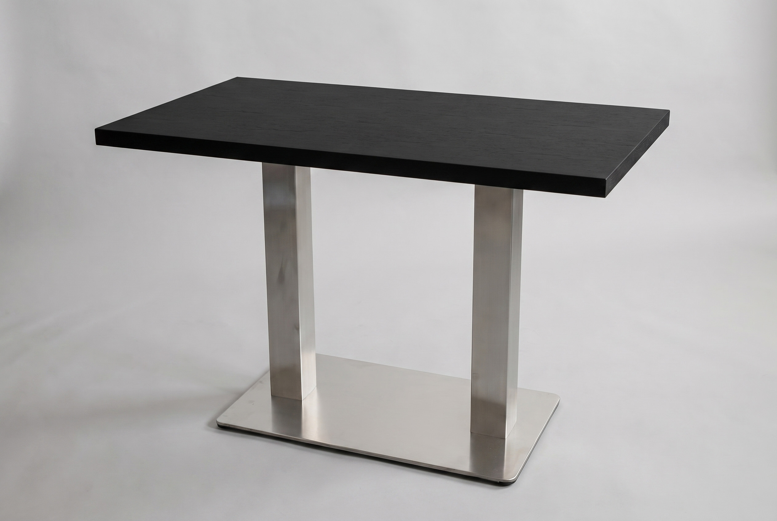 Salo tafel 100x80cm zwart Restauranttafel Bistrotafel Gastentafel