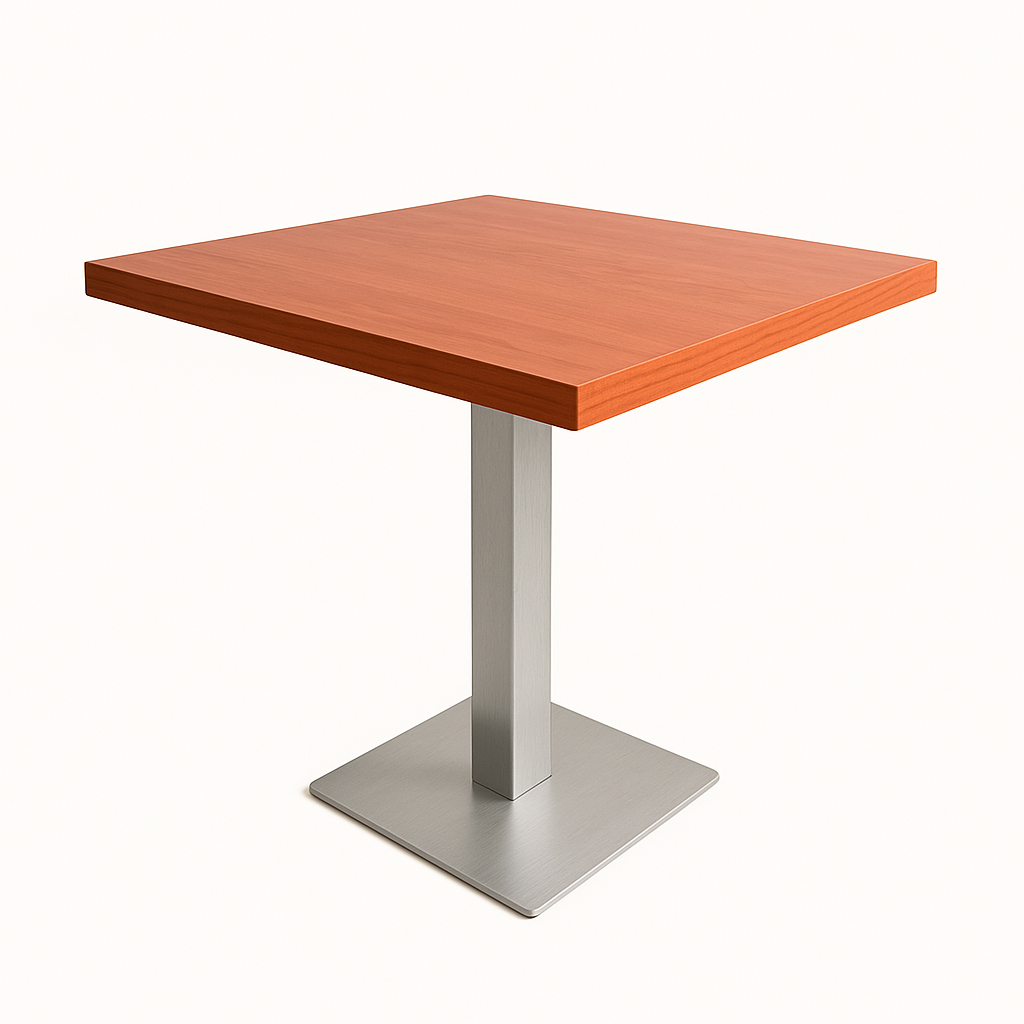 Bari tafel 50x50cm mahonie restauranttafel bistrotafel gastentafel Bari tafel 50x50cm mahonie restauranttafel bistrotafel gastentafel