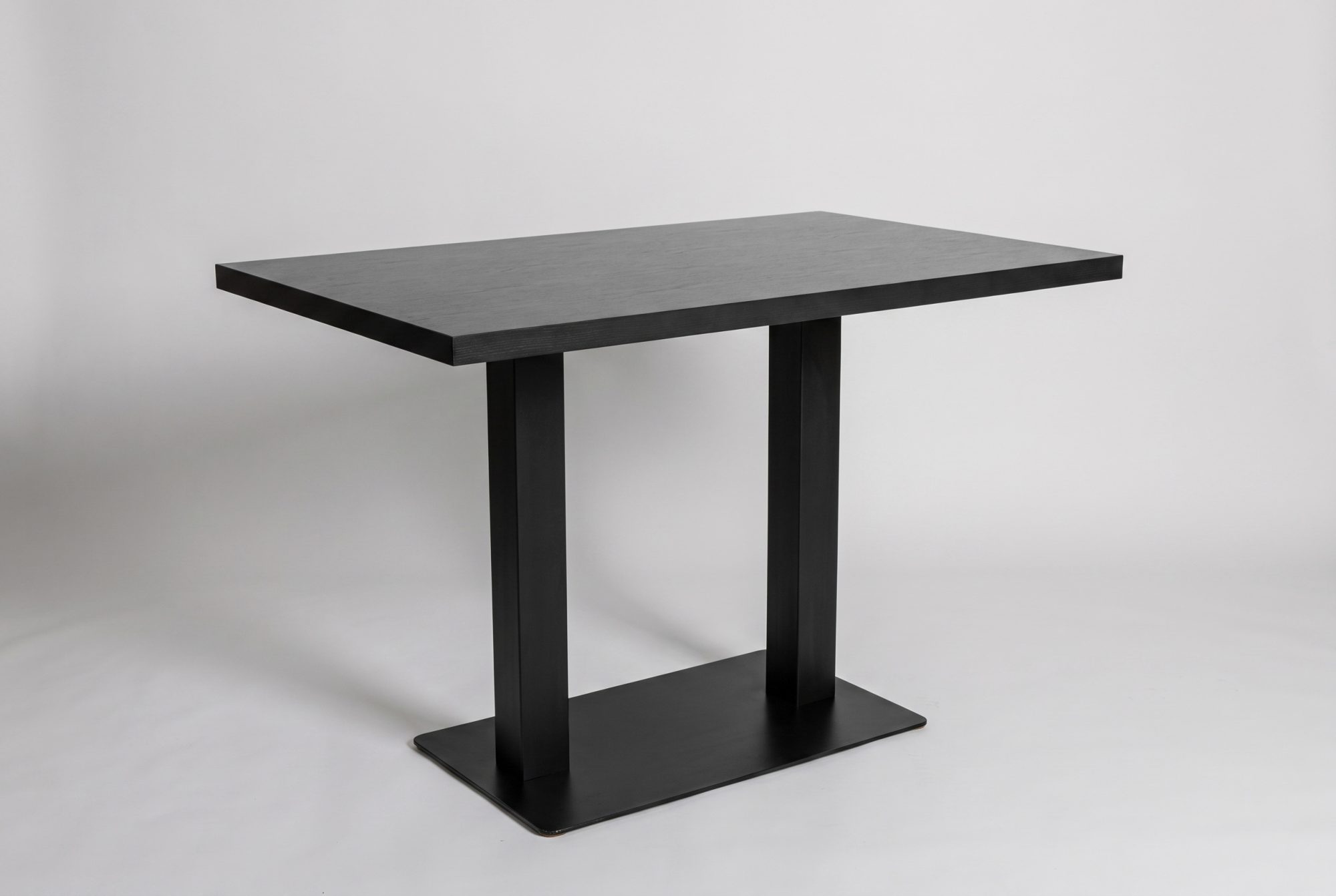 Salo tafel 100x80cm zwart Restauranttafel Bistrotafel Gastentafel