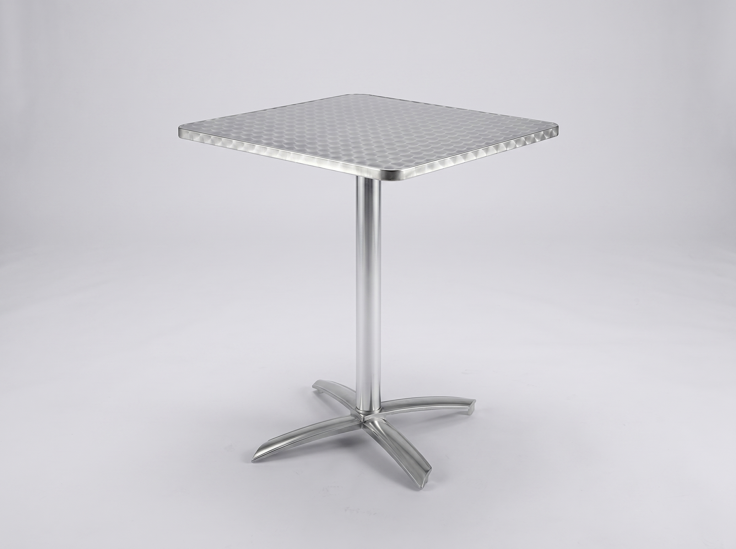 Buitentafel Lumi 70x70cm Buitenruimte Aluminium en roestvrij staal