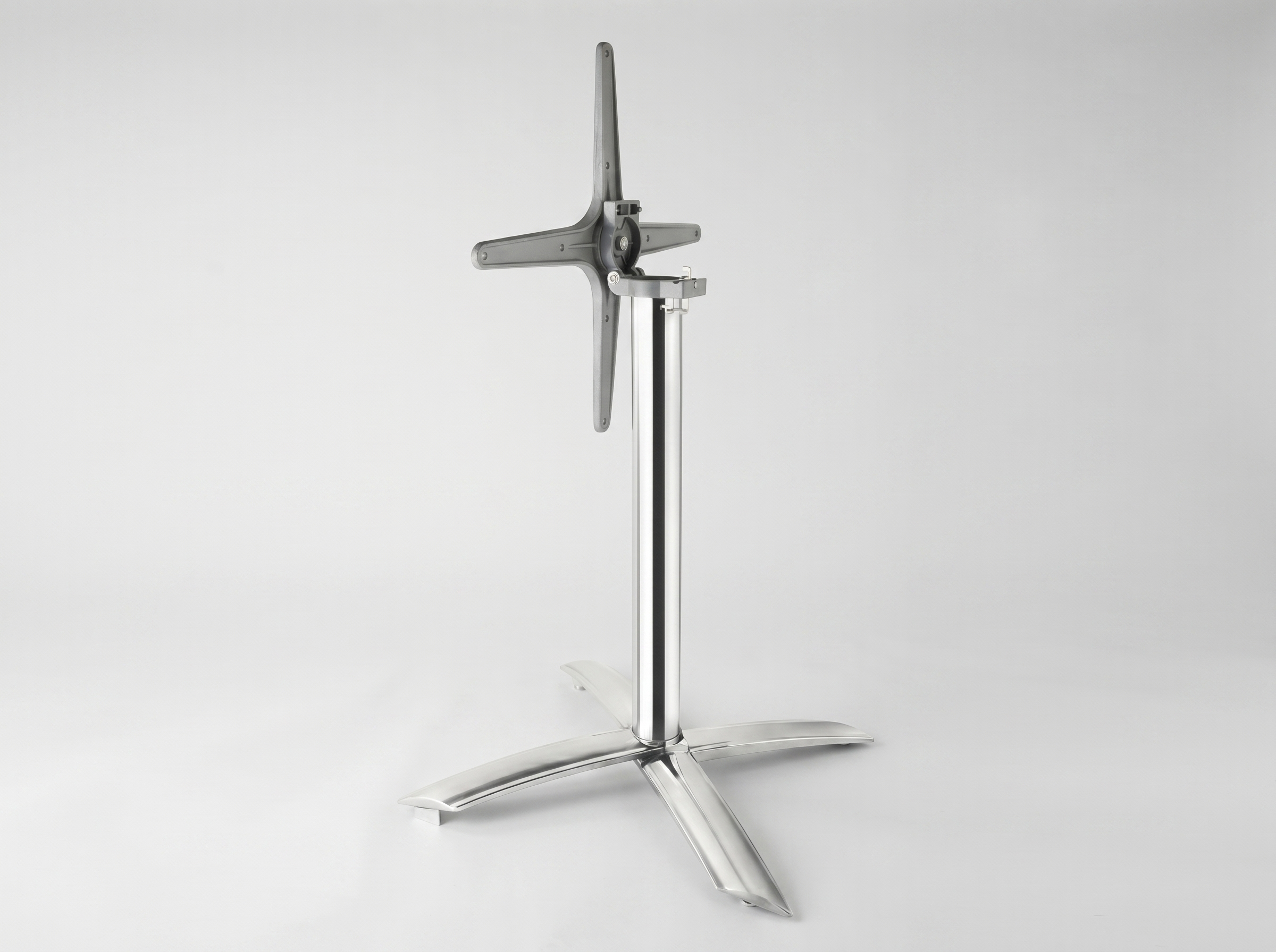 Tafelpoot GT1K Vouwmechanisme Gastronomie Aluminium Binnen Buiten