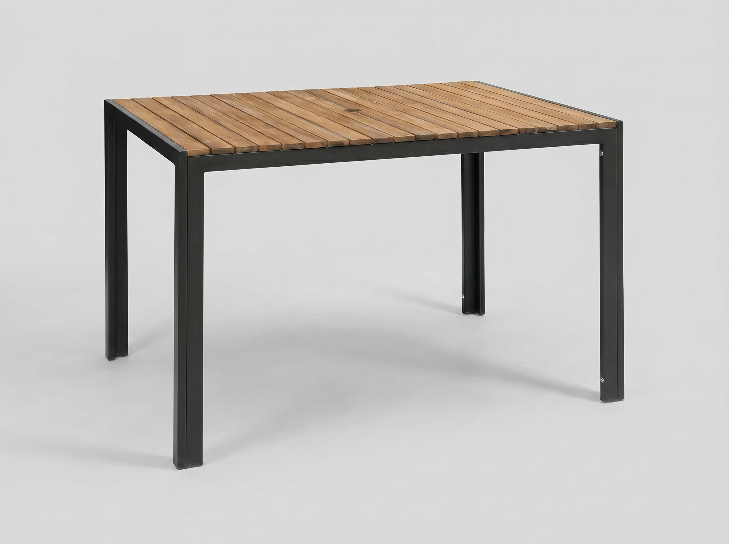 Buitentafel Lero staal en acaciahout 120x80