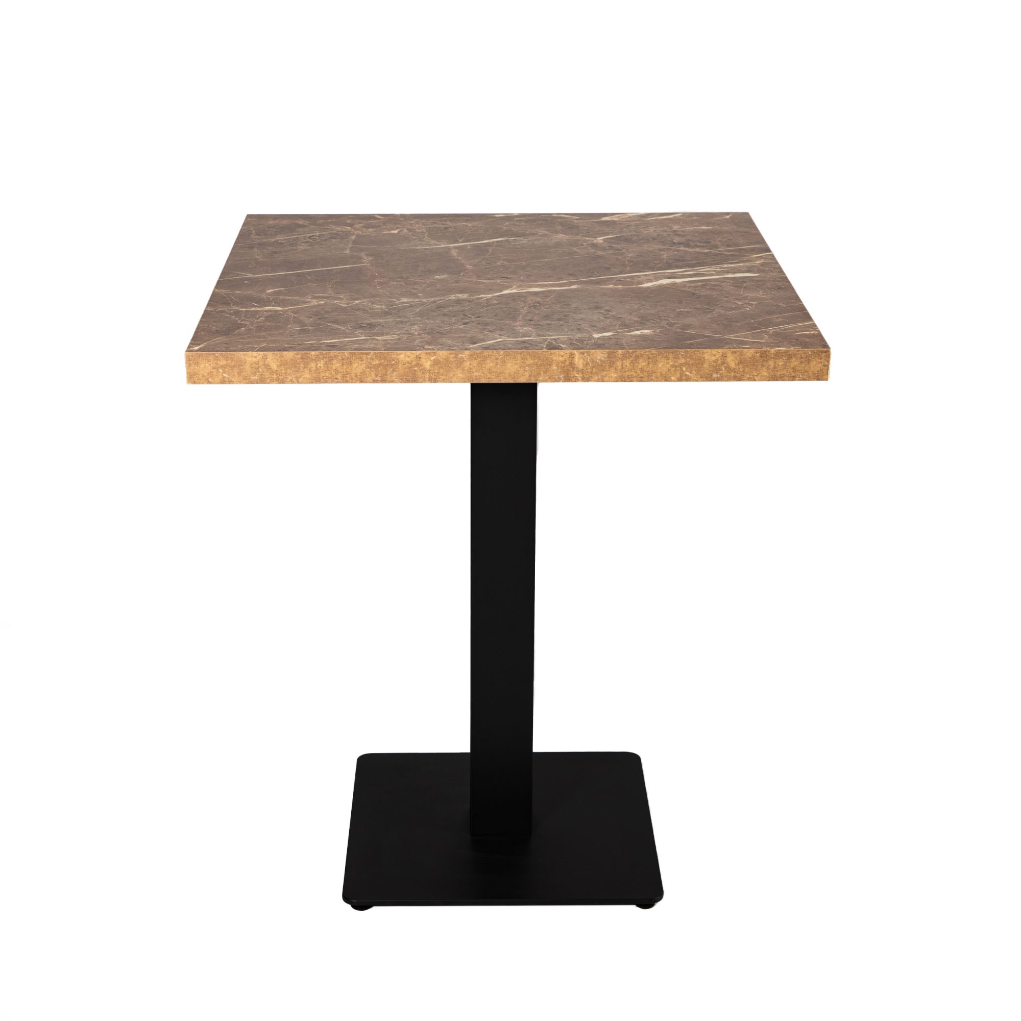 Restauranttafel Catania marmeren look 70x70cm Bistrotafel Gastentafel
