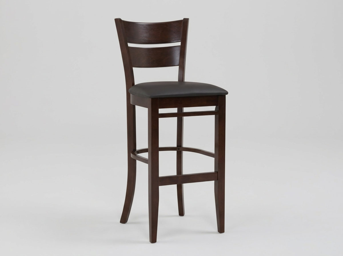 Stoel Barkruk Grace donkerbruin Restaurantstoelen Hotel Bistro